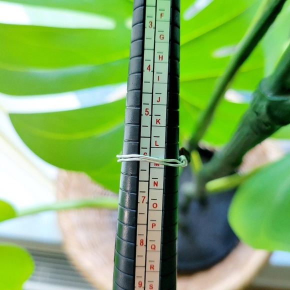 Dainty Handmade Silver Stone Wire Ring, size 6 - Picture 7 of 7